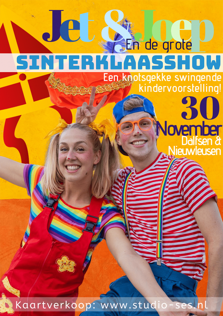 Theater Sinterklaasshow in Dalfsen & Nieuwleusen op 30 november Theater Sinterklaasshow in Dalfsen & Nieuwleusen op 30 november
