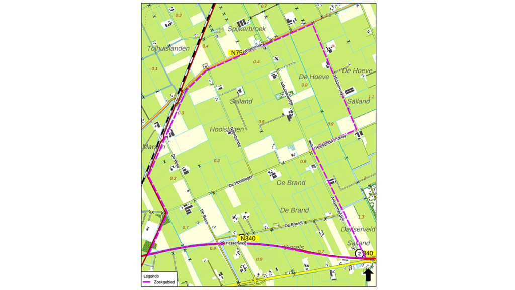Gemeenteraad Dalfsen neemt besluit over zoekgebied Dalfserveld-West