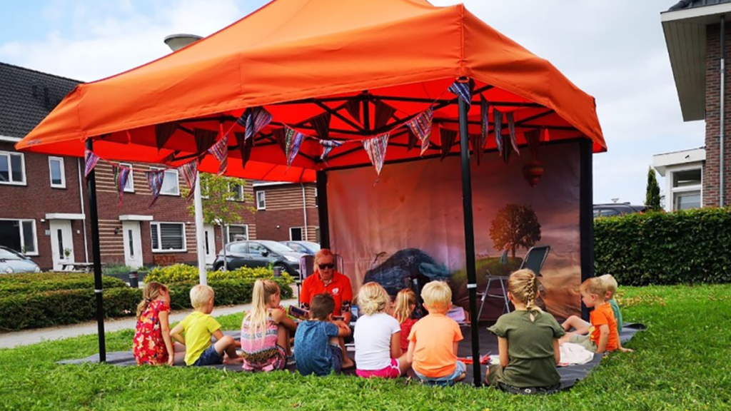 Voorleestent en Capture the Flag in Dalfsen en Nieuwleusen