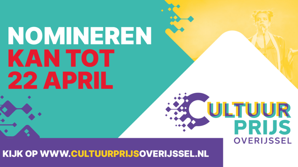 Nomineer jouw favoriet voor de Overijsselse Cultuurprijzen