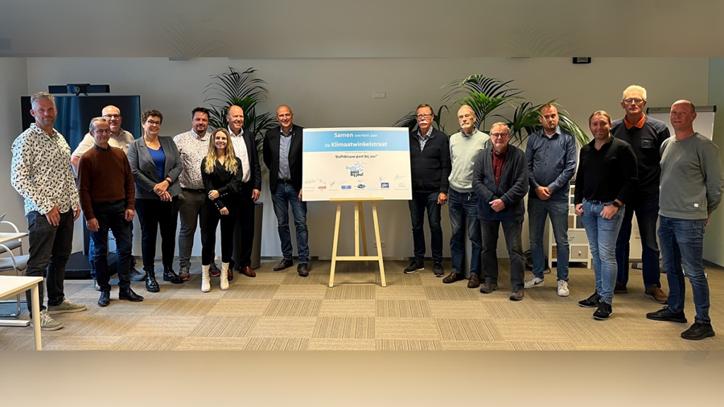 Ondertekening samenwerkingsovereenkomst Klimaatwinkelstraat