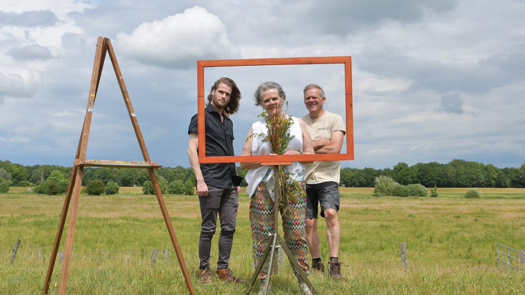 Expositie Vechterweerd panorama in het gemeentehuis
