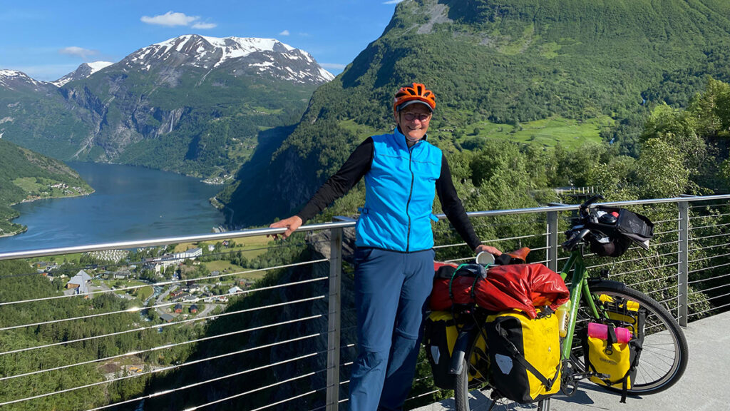 Wereldreiziger op de fiets