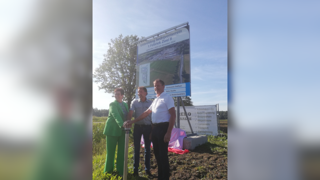 Starthandeling uitbreiding bedrijventerrein Lemelerveld