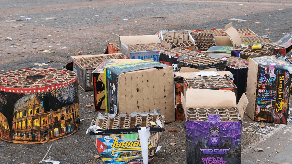 Inzamelactie afgeschoten vuurwerk gemeente Dalfsen