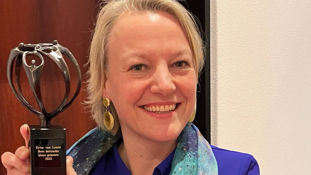 Erica van Lente, burgemeester van Dalfsen, benoemd tot Beste Bestuurder