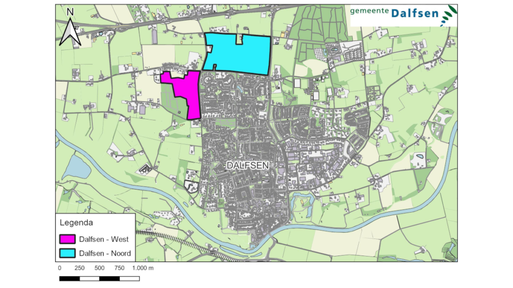 Gemeenteraad kiest Dalfsen Noord als toekomstige woonlocatie