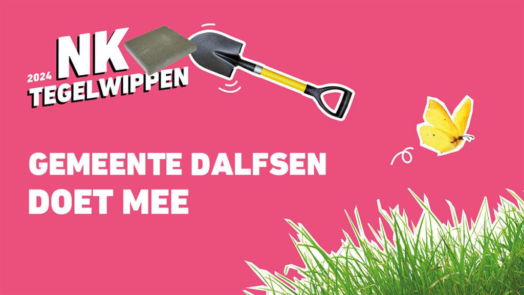 Gemeente Dalfsen doet mee met NK Tegelwippen