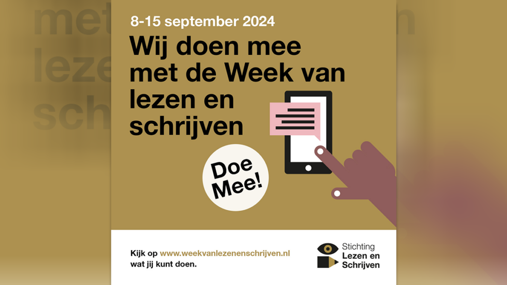Week van Lezen en Schrijven 2024 Week van Lezen en Schrijven 2024