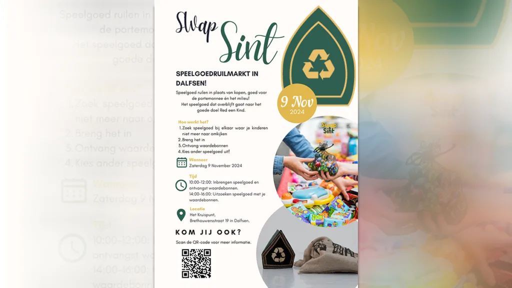 Swap Sint: Geef speelgoed een tweede leven in Dalfsen