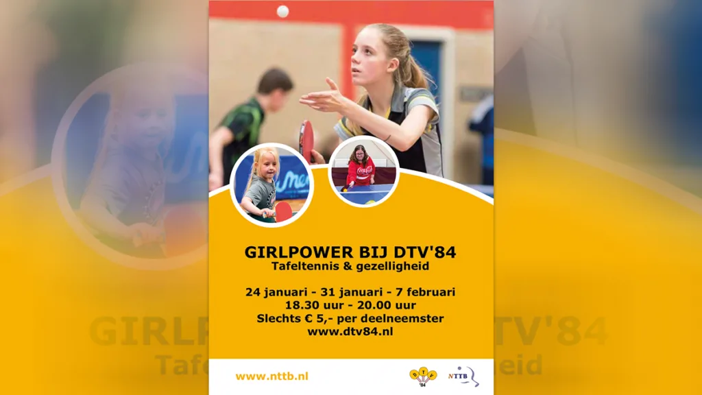 Girlpower Tafeltennis Mini-cursus