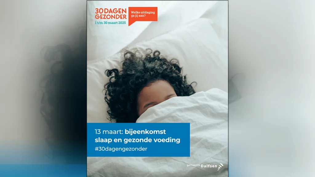 Dalfsen doet mee aan &#8217;30 dagen gezonder&#8217; campagne