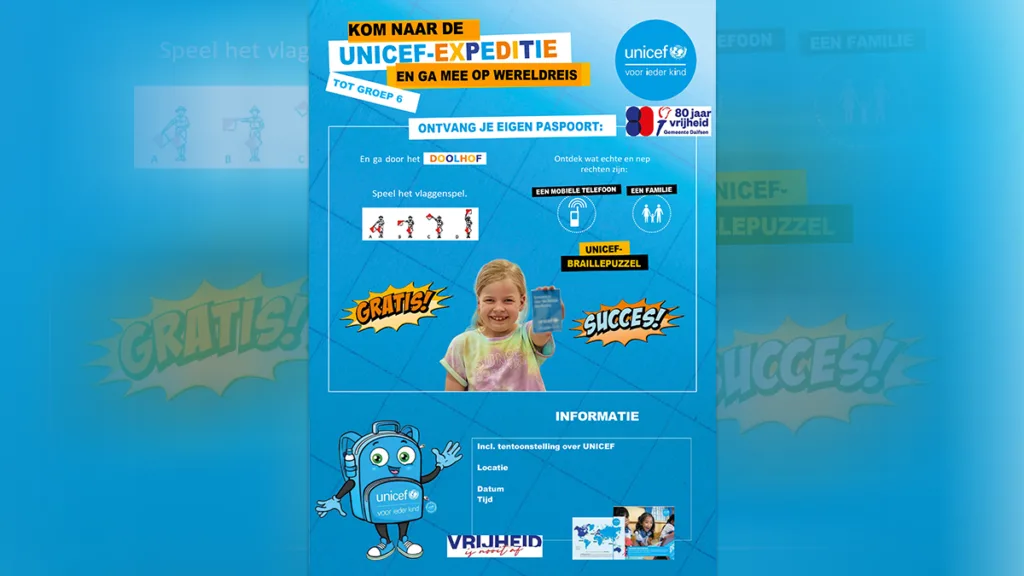 Unicef Expeditie: 80 Jaar Vrijheid in Dalfsen