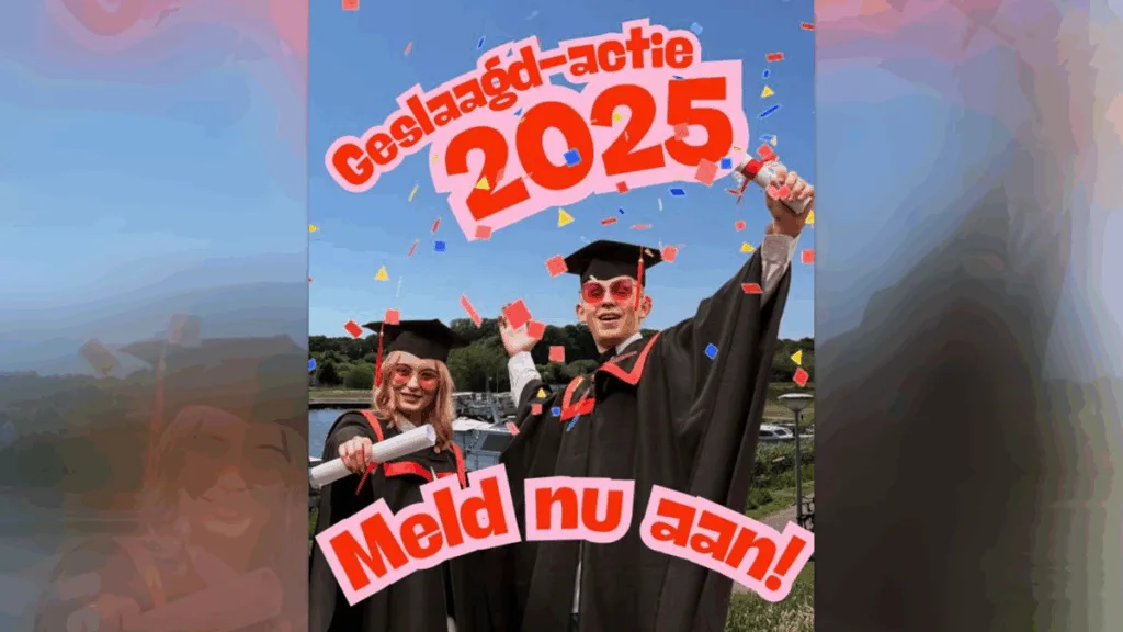 Aanmelden geslaagd-actie: Een feestelijke verrassing aan de deur!