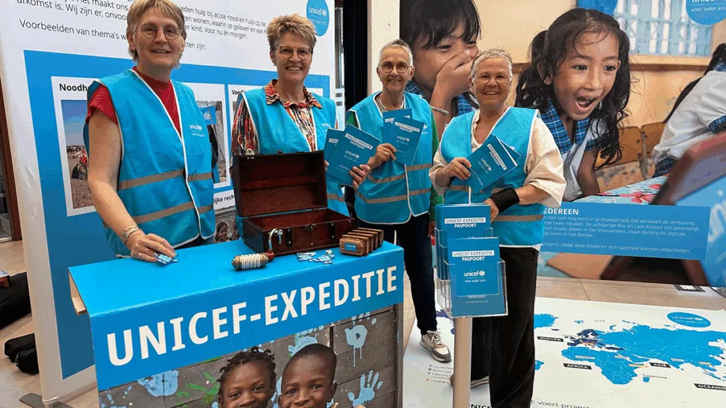 Unicef expeditie tijdens 80 jaar bevrijding