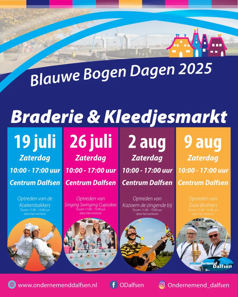 Blauwe Bogen Dagen 2025: Zomerse Feestvreugde in Dalfsen