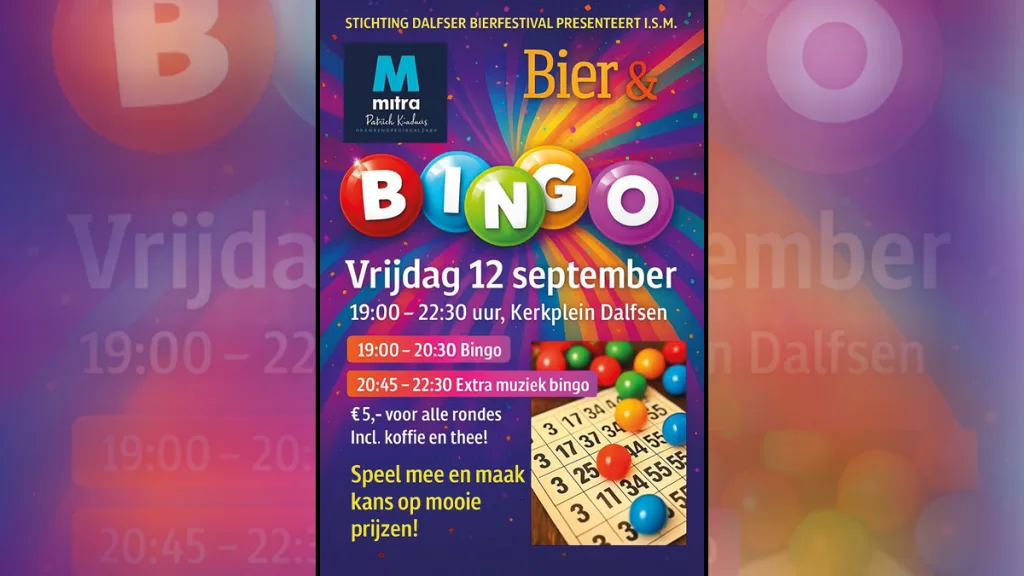 Mitra Bier en Bingo keert terug naar Kerkplein
