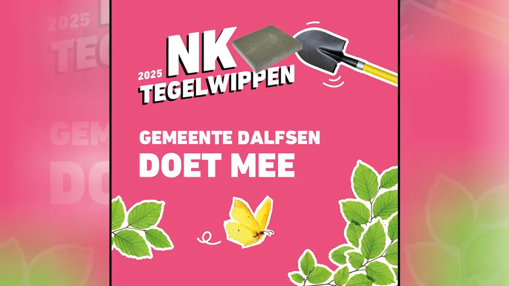 In Dalfsen wippen we weer tegels voor een groenere buurt