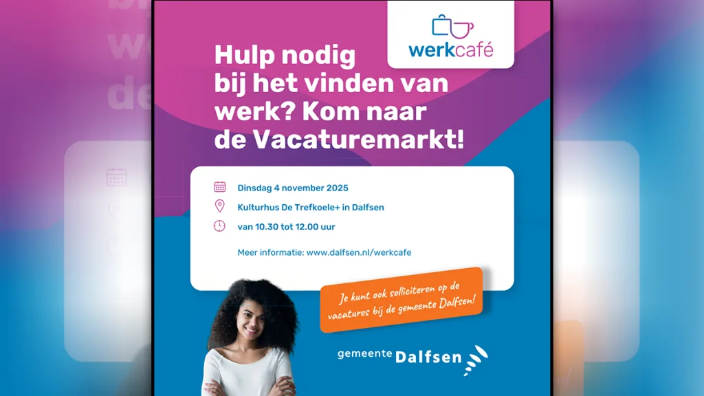 Vacaturemarkt Dalfsen: vind jouw nieuwe baan (4 nov) Vacaturemarkt Dalfsen: vind jouw nieuwe baan (4 nov)