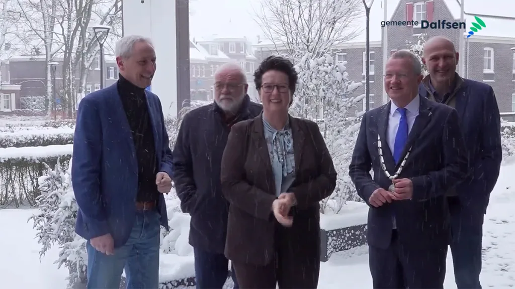 Winterweer houdt B&W niet tegen: videowens voor Dalfsen Winterweer houdt B&W niet tegen: videowens voor Dalfsen