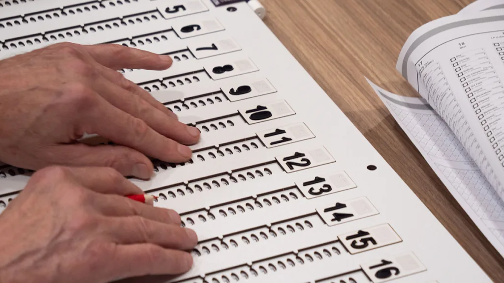 Dalfsen test stemmal voor blinden en slechtzienden Dalfsen test stemmal voor blinden en slechtzienden