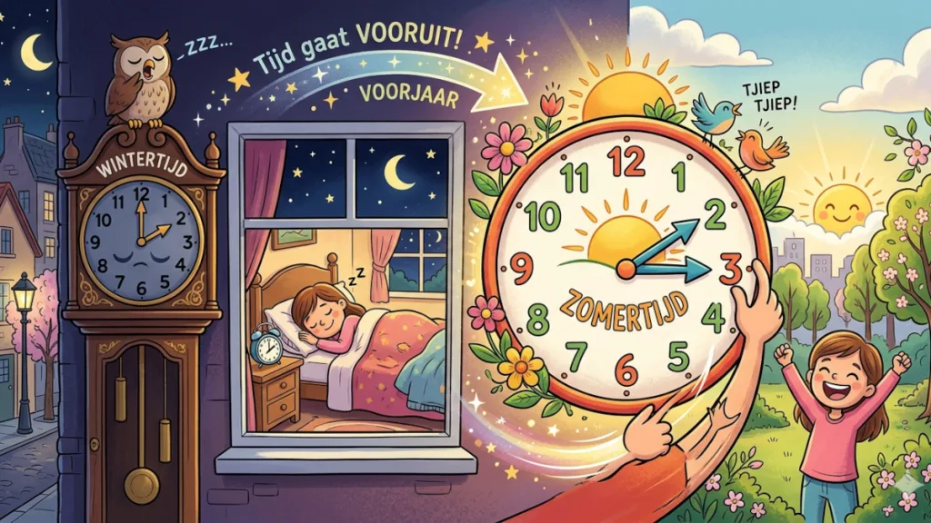 Vannacht gaat zomertijd in: klok in Dalfsen uur vooruit Vannacht gaat zomertijd in: klok in Dalfsen uur vooruit