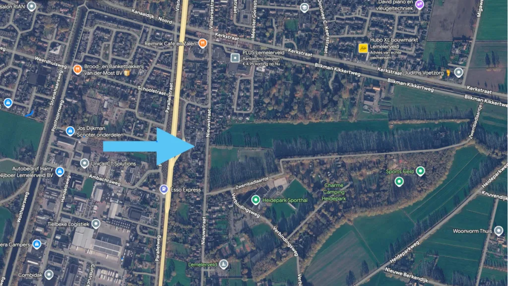 Nieuwstraat voorkeurslocatie KEC Lemelerveld
