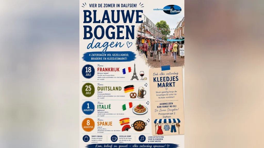 Dalfsen maakt zich op voor Blauwe Bogen Dagen